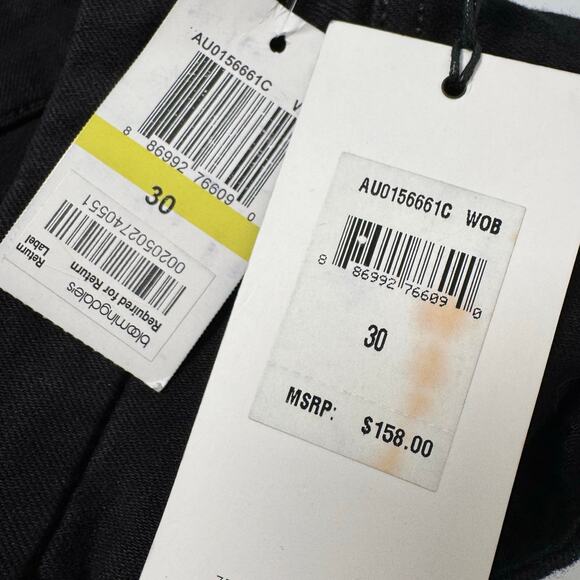 NWT 7 For All Mankind Women's Black Stretch Mid Rise Tall Bootcut Jeans Size 30 - Picture 8 of 10